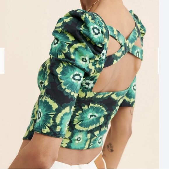 Free People Give Me More Top in Green Size Small - Picture 5 of 9